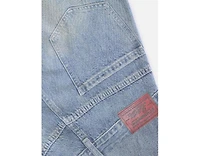 Aelfric Eden Men's Inverted Graphic Baggy Barrel Jeans
