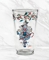 Fiesta Holly Berry Sugar Plum Fairy Tapered Cooler Glasses, Set of 4