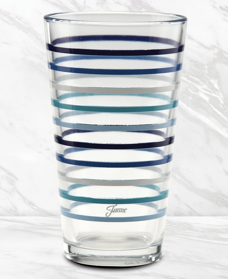 Fiesta Coastal Blues Tapered Cooler Glasses, Set of 6