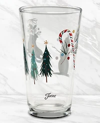 Fiesta Holly Jolly Christmas Tapered Cooler Glasses, Set of 6