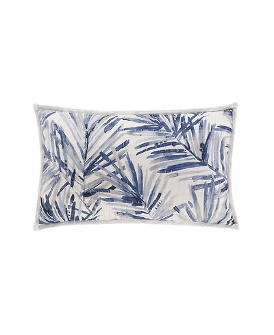 Salt Life Palm Beach Quilted Boudoir Decorative Pillow, 12" x 20"
