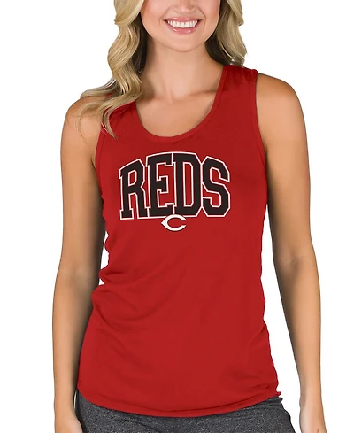 Concepts Sport Women's Red Cincinnati Reds Marathon Racerback Tank Top