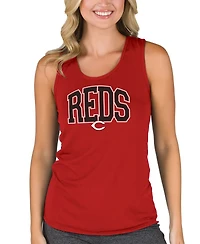 Concepts Sport Women's Red Cincinnati Reds Marathon Racerback Tank Top