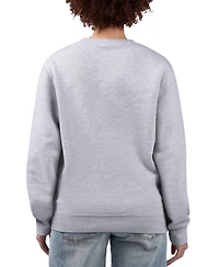 G-iii 4Her by Carl Banks Women's Heather Gray San Diego Padres Flowers Graphic Pullover Sweatshirt