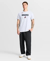 Nike Men's White Atlanta Braves Bold Team Name T-Shirt