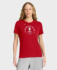 Nike Women's Red Philadelphia Phillies Authentic Collection Early Work Tri-Blend Dri-fit T-Shirt