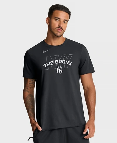Nike Men's Black New York Yankees Primetime Fashion T-Shirt