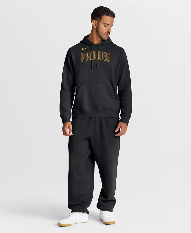 Nike Men's Black San Diego Padres Club Hoodie