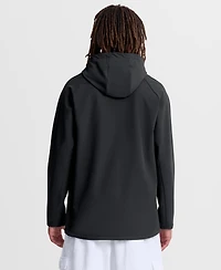 Nike Men's Black Los Angeles Dodgers Authentic Collection Raglan Therma-fit Full-Zip Hooded Jacket