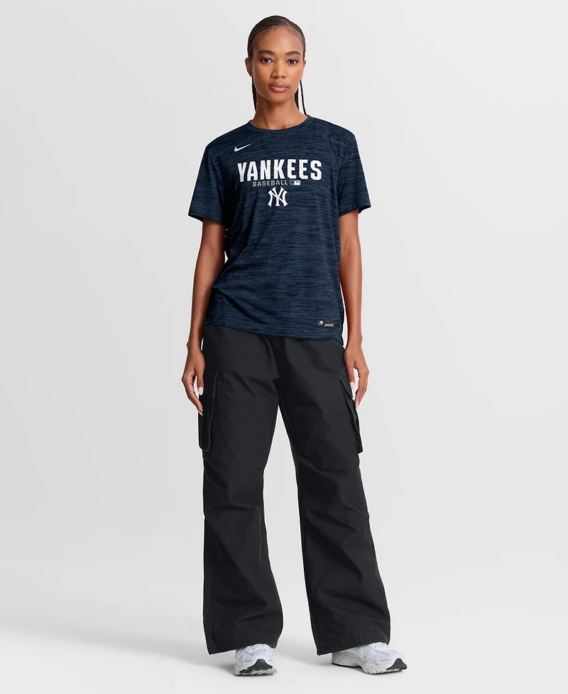 Nike Women's Navy New York Yankees Authentic Collection Velocity Dri-fit T-Shirt