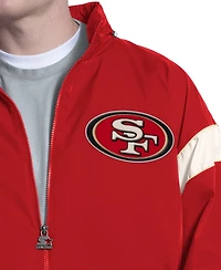 Starter Men's Scarlet San Francisco 49ers The Gust Full-Zip Hoodie