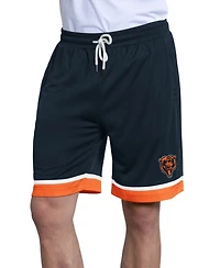 Starter Men's Navy Chicago Bears Power Play Mesh Shorts