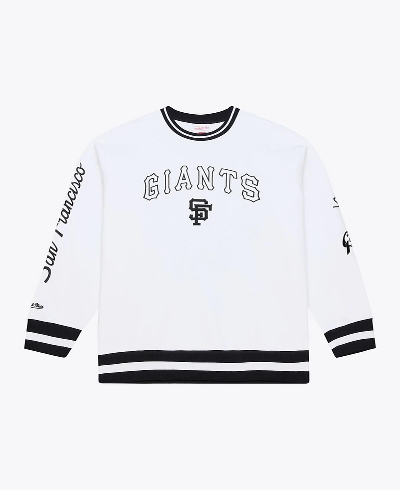 Mitchell & Ness Men's White San Francisco Giants Arctic Fleece Sweatshirt
