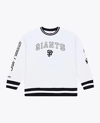Mitchell & Ness Men's White San Francisco Giants Arctic Fleece Sweatshirt