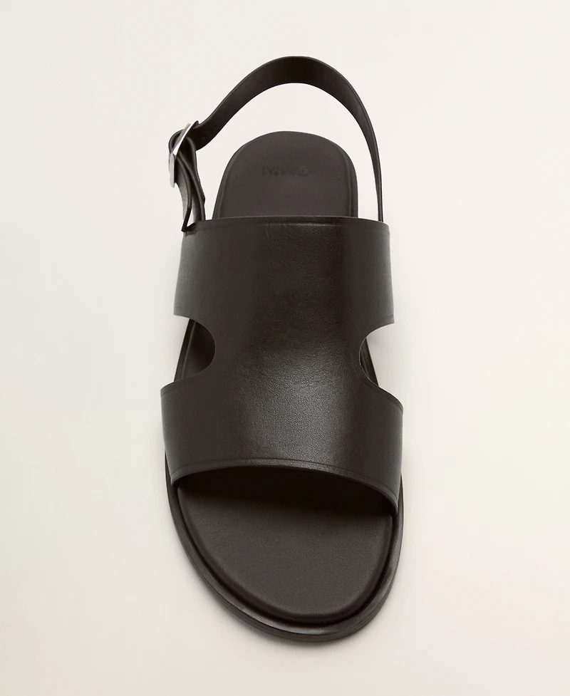 Mango Men's Leather Strap Sandals