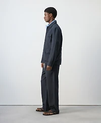 Mango Men's Regular-Fit Lyocell Linen Pants
