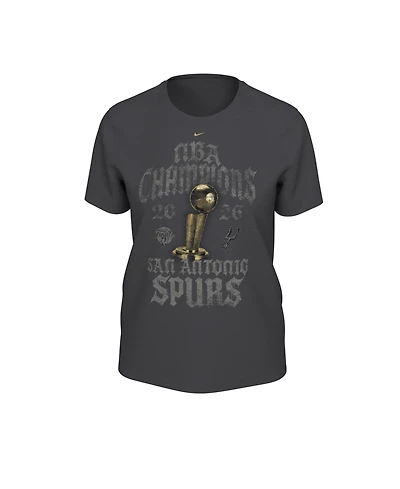 Nike Women's Gray San Antonio Spurs 2026 Nba Champions Locker Room T-Shirt