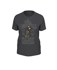 Nike Women's Gray New York Knicks 2026 Nba Champions Locker Room T-Shirt