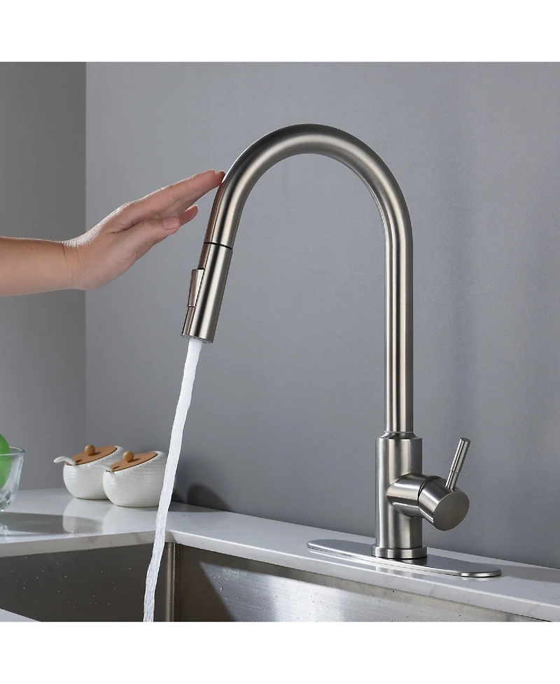 Phying Touch Kitchen Faucet with Pull Down Sprayer