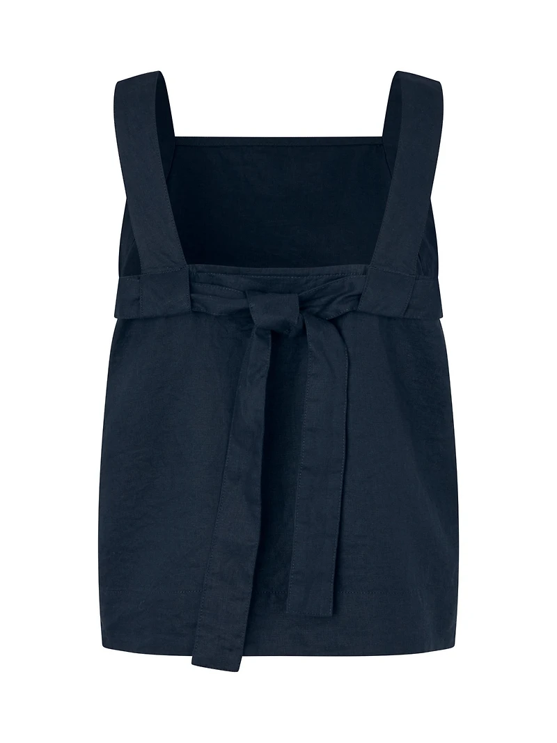 Masai Copenhagen Women's Madisa Linen Square Neck Top