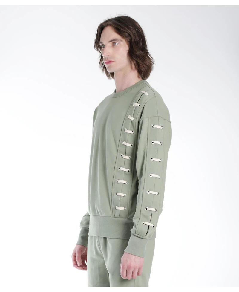 Hvman Chosen To Prevail x Cult Men's Crew Sweatshirt Aspen Lace