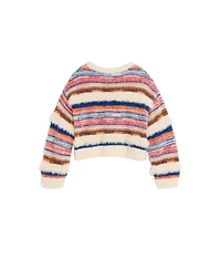 Desigual Girl's (3-14) Striped cropped sweater