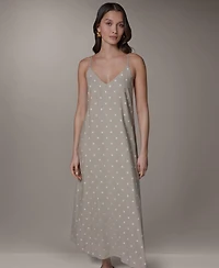 Donna Karan Weekend Women's Printed V-Neck Midi Dress