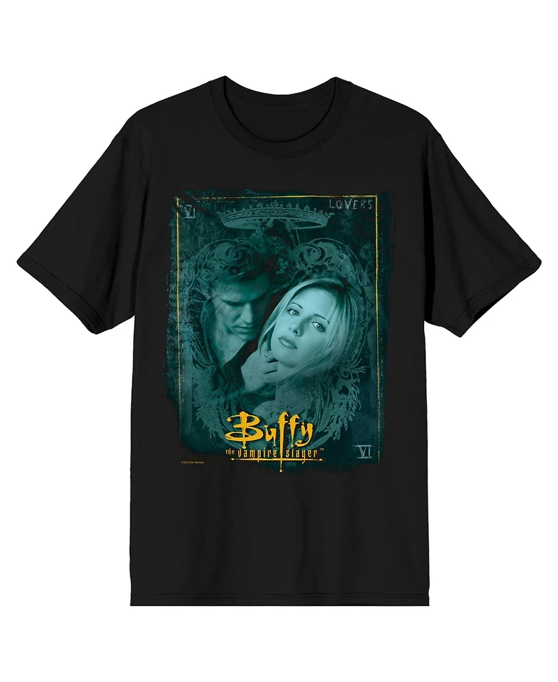 Buffy the Vampire Slayer Men's Anne & Angel Crew Neck Short Sleeve T-shirt