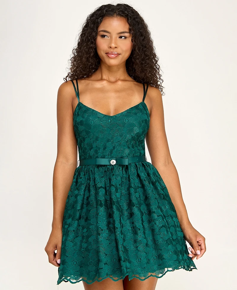 Seni & Cade Juniors' V-Neck Dress