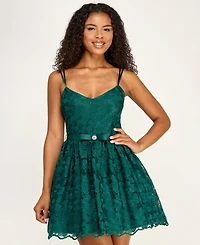Seni & Cade Juniors' V-Neck Dress