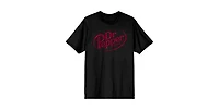 Dr. Pepper Big & Tall Est. 1885 Maroon Logo Black Graphic Tee-4XL