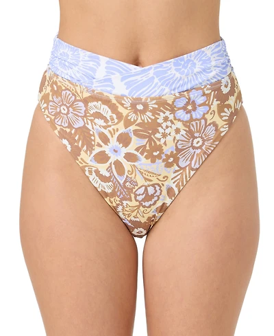 O'Neill Juniors' Izabelle Floral Stellan High-Rise Swim Bottoms