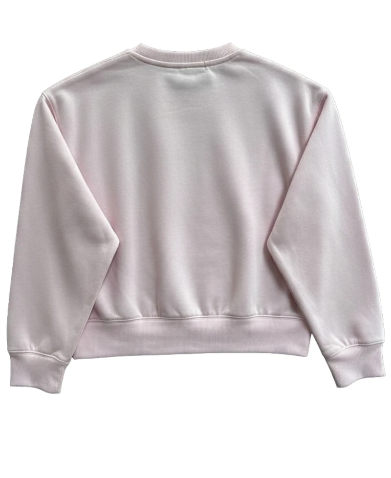 With Jules Girls' 7-16 Mini Imitation Pearl Bow Crewneck Sweatshirt