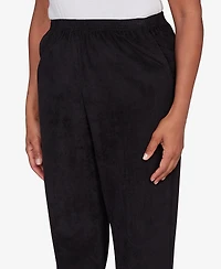 Alfred Dunner Women's Corduroy Elastic Waist Pants