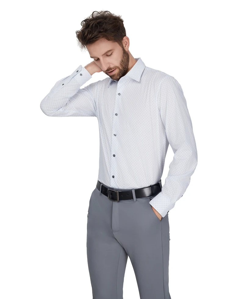 Alfani Men's Slim-Fit Stretch Dress Shirt, Macy's Exclusive