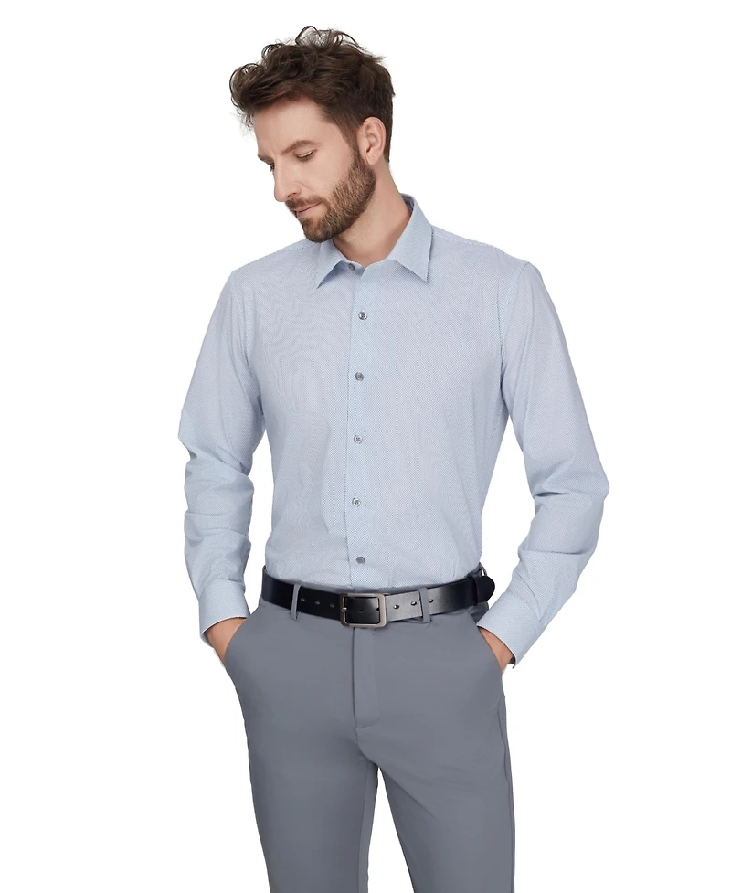 Alfani Men's Slim-Fit Spread Collar Dress Shirt, Macy's Exclusive