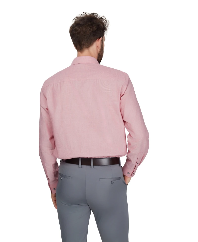 Alfani Men's Regular-Fit Solid Dress Shirt, Macy's Exclusive