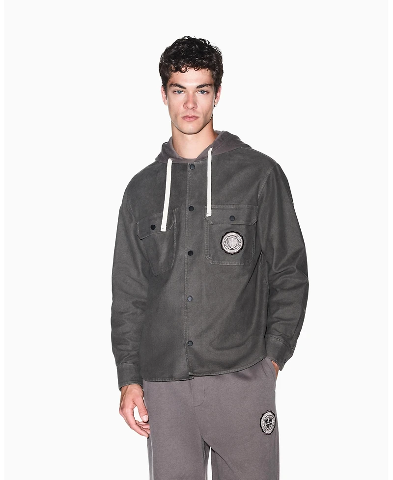 A|X Armani Exchange Men's Crossover Hooded Jacket