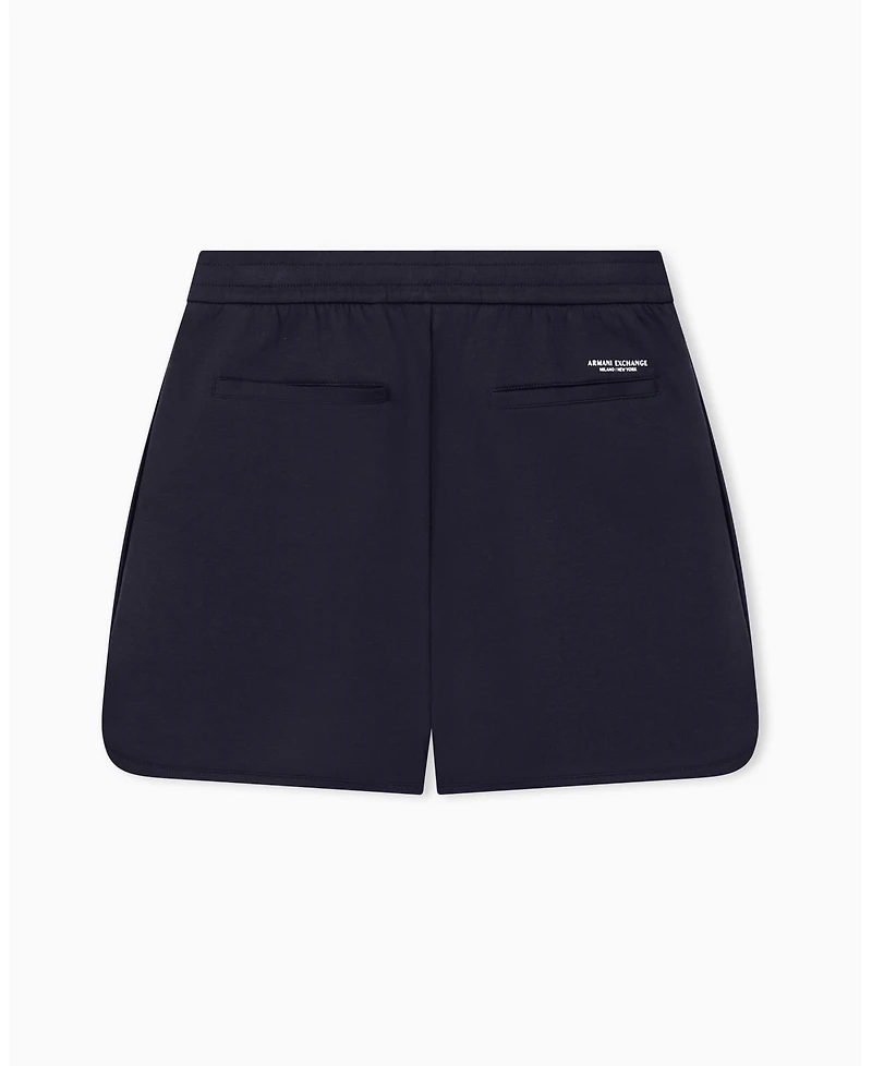 A|X Armani Exchange Men's Exposed Flower Fleece Shorts