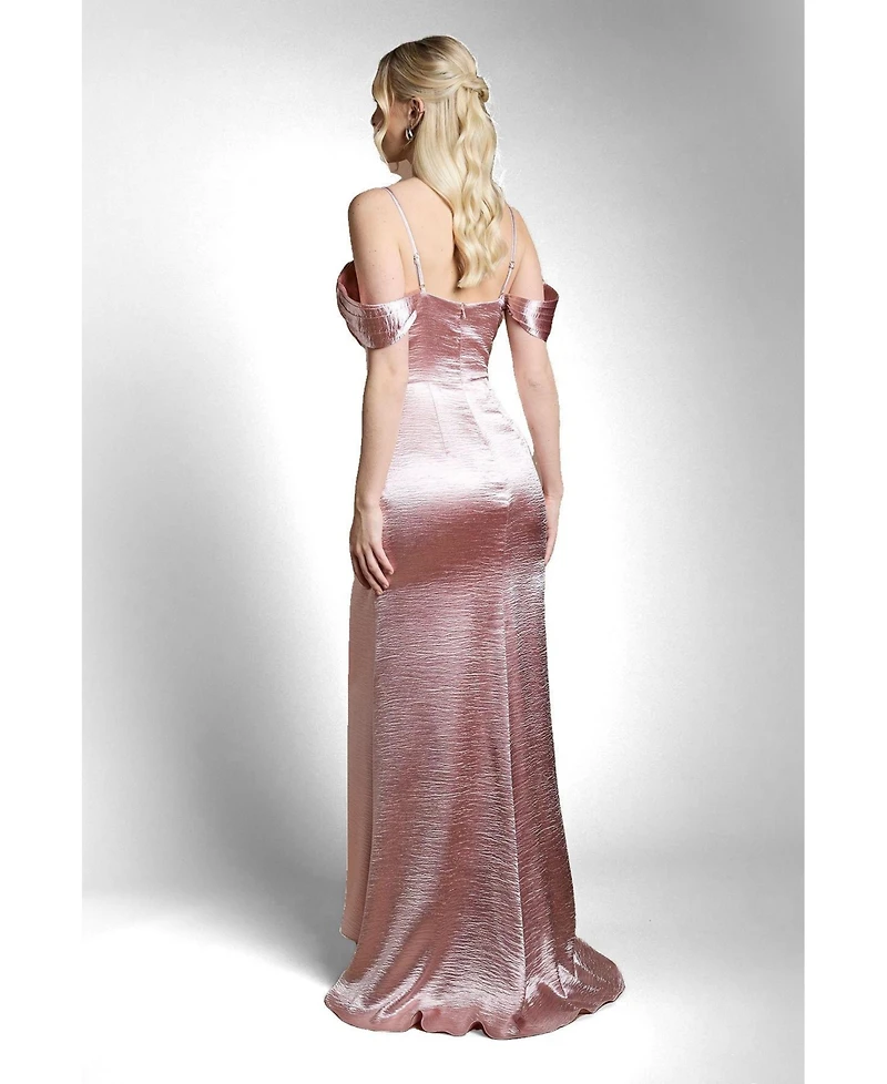 Coast Women's Cowl Neck Bridesmaid Maxi Dress