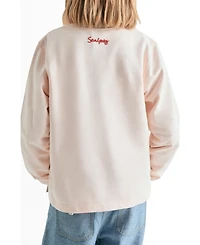 Scalpers Big Girls embroidered sweatshirt with contrast