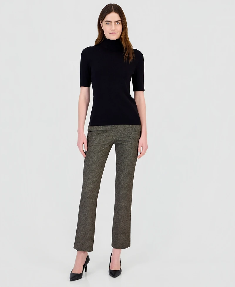 Anne Klein Women's Half-Sleeve Turtleneck Sweater
