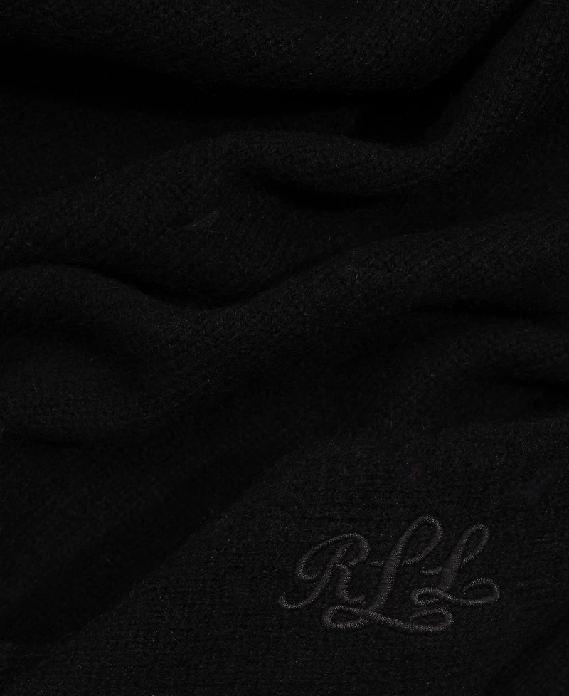 Lauren Ralph Wool Knit Triangle Scarf