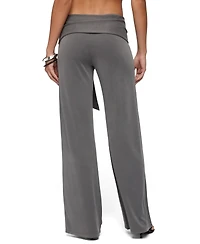 Edikted Women's Xyla Straight Leg Tie Pants