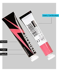 Meeden Glitter Acrylic Paint Medium, 6 Tubes 22milliliter High Viscosity Shimmer Paints, Art Craft Paints with Glitter, Iridescent Paints for Canvas