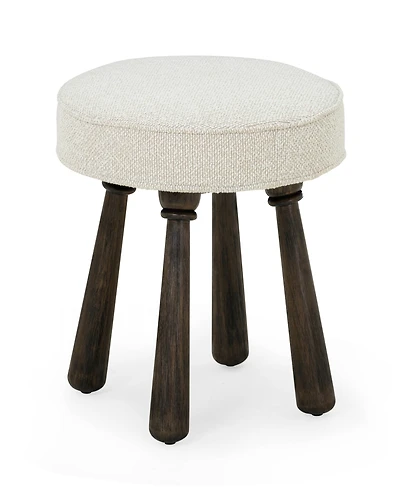 Tov Furniture Pookie 19.5" Boucle Accent Stool