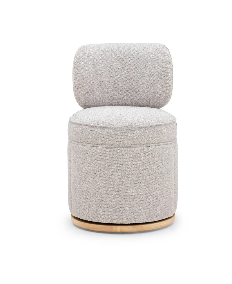 Tov Furniture Amaya 29.8" Fabric Textured Swivel Desk Chair