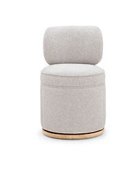 Tov Furniture Amaya 29.8" Fabric Textured Swivel Desk Chair
