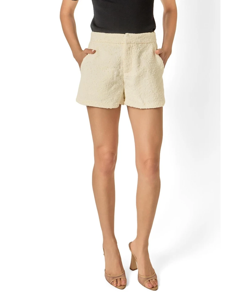 English Factory Women's Textured Shorts