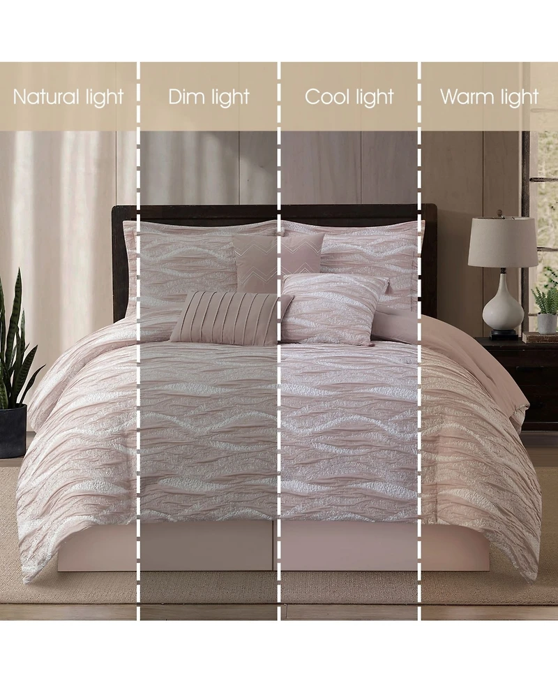 Stratford Park Asava Geometric 7-Piece Comforter Set